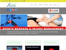 Tablet Screenshot of impactwellness.com